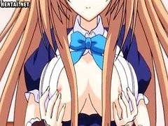 Niedliche Anime-Sheale genießt einen unbeschreiblich intensiven Orgasmus