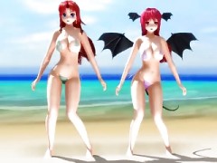 Zeichentrickporno Hentai - Heisse Tänzchen im Bikini